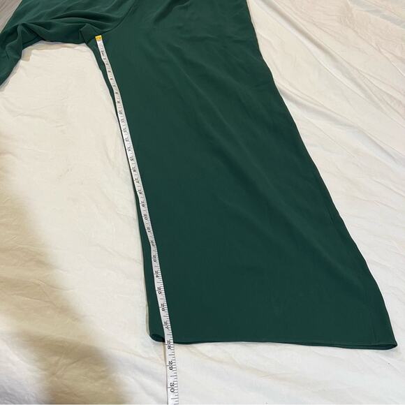 Gal Meets Glam Alina Jumpsuit Hunter Green Lace Back Detail size 16 - Picture 9 of 13